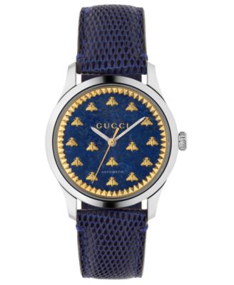 blue gucci ladies watch