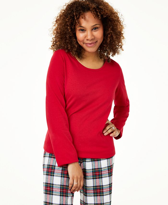 Family Pajamas Matching Women's Mix It Stewart Plaid Pajama Set, Created for Macy's Macy's