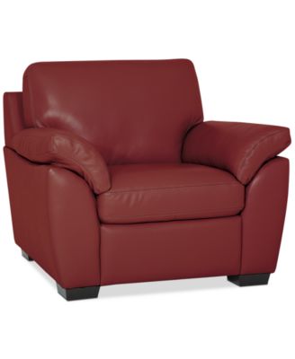 Lothan 41" Leather Chair