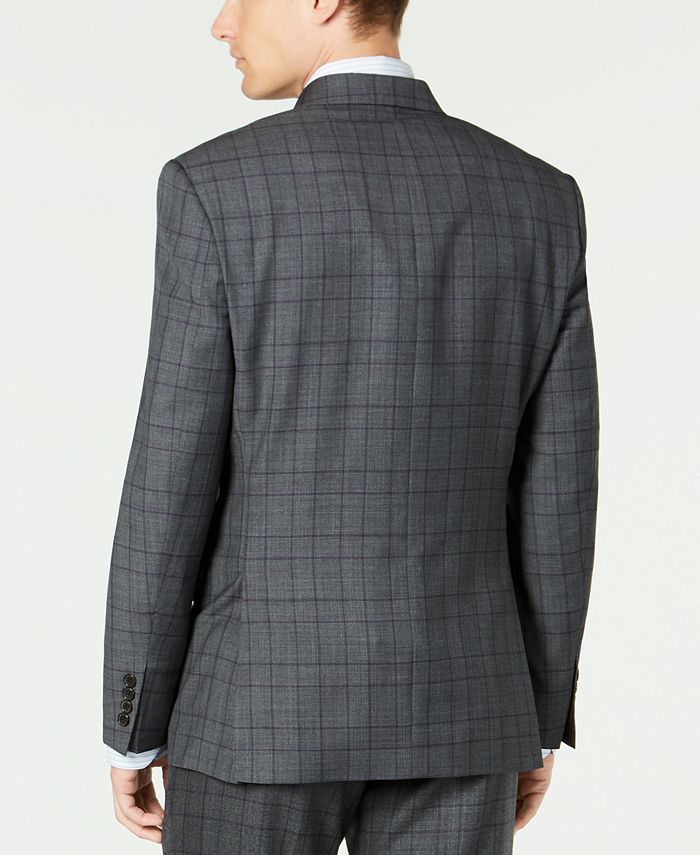 Lauren Ralph Lauren Men's ClassicFit UltraFlex Stretch Gray/Purple