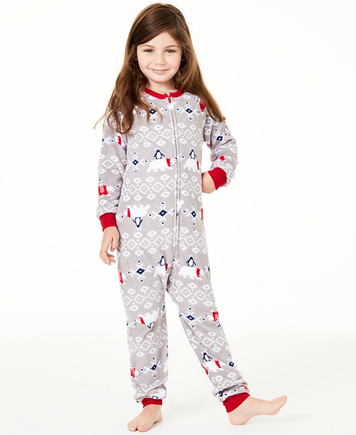 Family Pajamas Matching Kids Polar Bear Pajamas, Created For Macy's - Macy's
