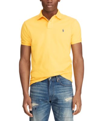 yellow ralph lauren polo shirt mens