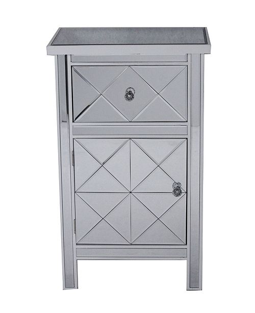 Heather Ann Creations Heather Ann Emmy Mirrored Accent Cabinet