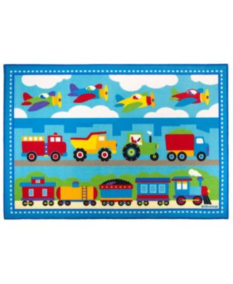 Wildkin - Trains, Planes, Trucks 39x58 Rug