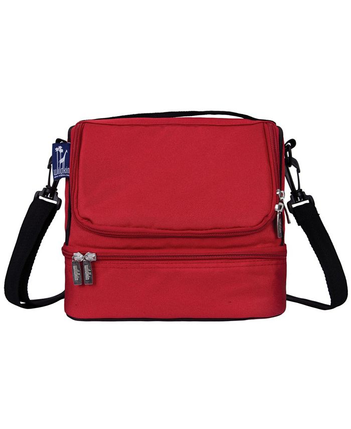 Wildkin - Cardinal Red Two Compartment Lunch Bag