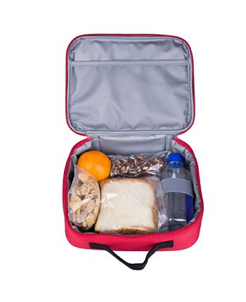 Wildkin Insulated Fabric Lunch Box in Cardinal Red