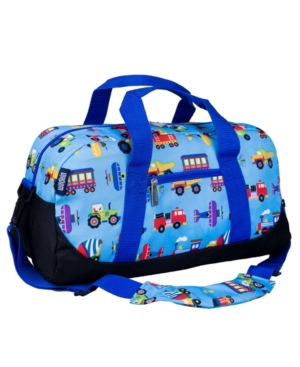 Wildkin Trains Planes and Trucks Overnighter Duffel Bag