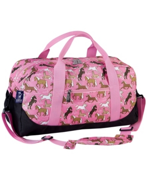 Wildkin Horses In Pink Overnighter Duffel Bag