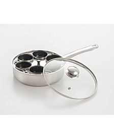 Cookpro 6 Cup Egg Stainless Steel Egg Poacher with Non-Stick Egg Cups