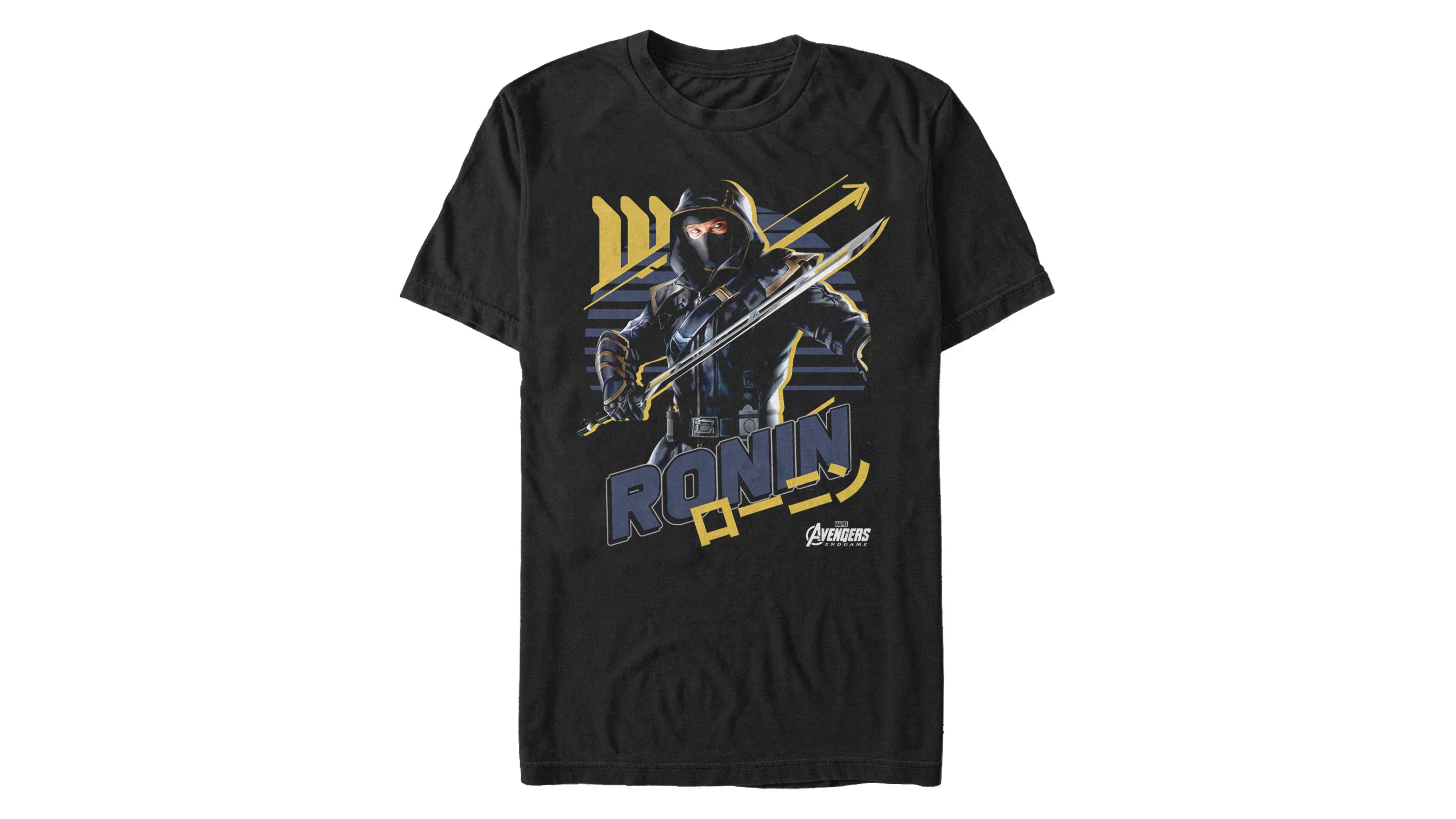 Marvel Men's Avengers Endgame Ronin Kanji Strong Stance Short Sleeve T-Shirt