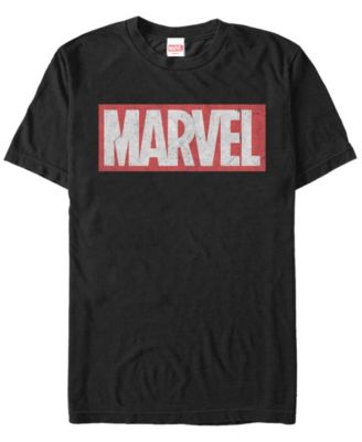 Marvel Men's Distressed Marvel Men's Logo Short Sleeve T-Shirt