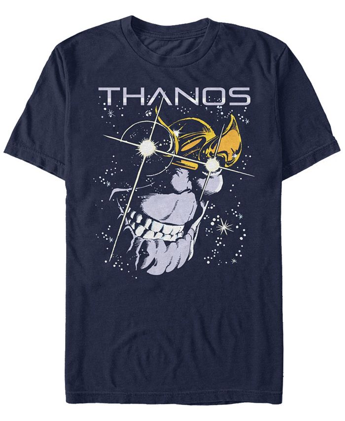 Fifth Sun Marvel Men's Comic Collection Thanos Grin in Stars Short ...