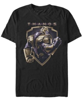 Marvel Men's Avengers Endgame Thanos Strong Shield Short Sleeve T-Shirt