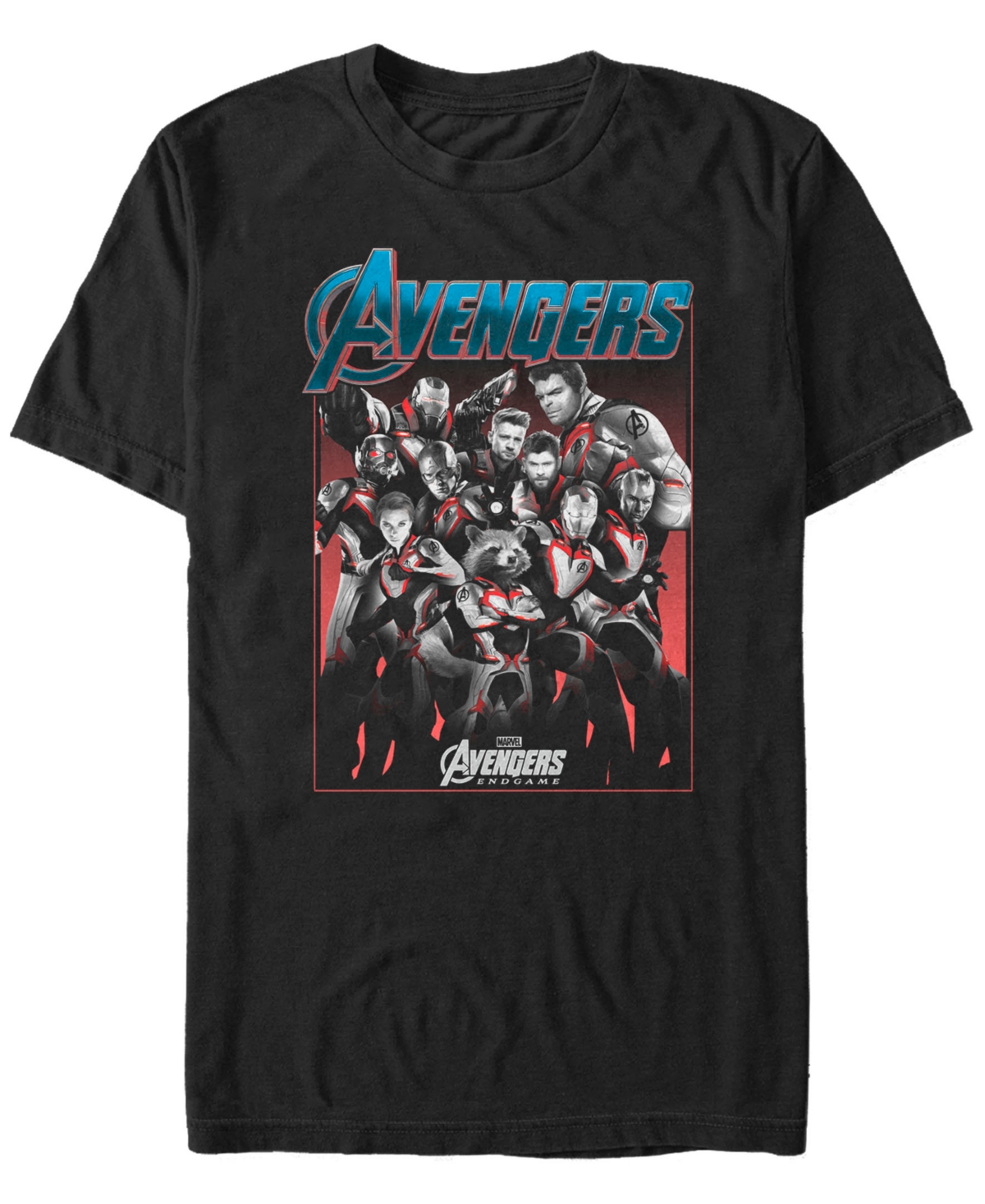 Marvel Men's Avengers Endgame Avengers Strong Stance Poster Short Sleeve T-Shirt