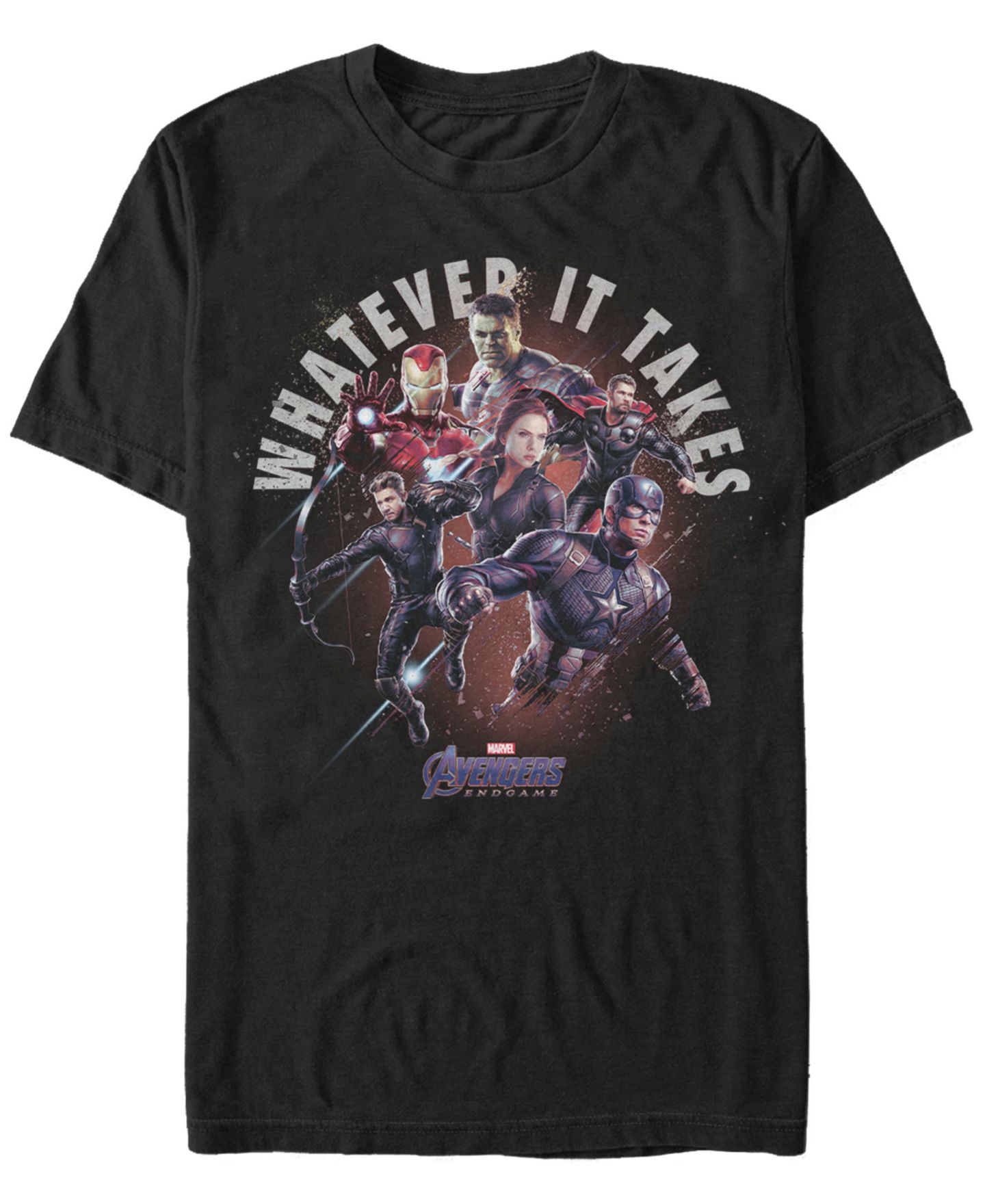 Мужская футболка Fifth Sun Marvel Avengers Endgame Avengers Whatever It Takes Short Sleeve, цвет: Чёрный — фото 2