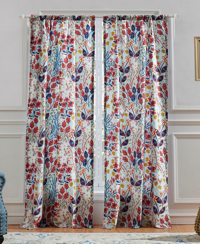 Greenland Home Fashions Perry Window Panel Pair - 84