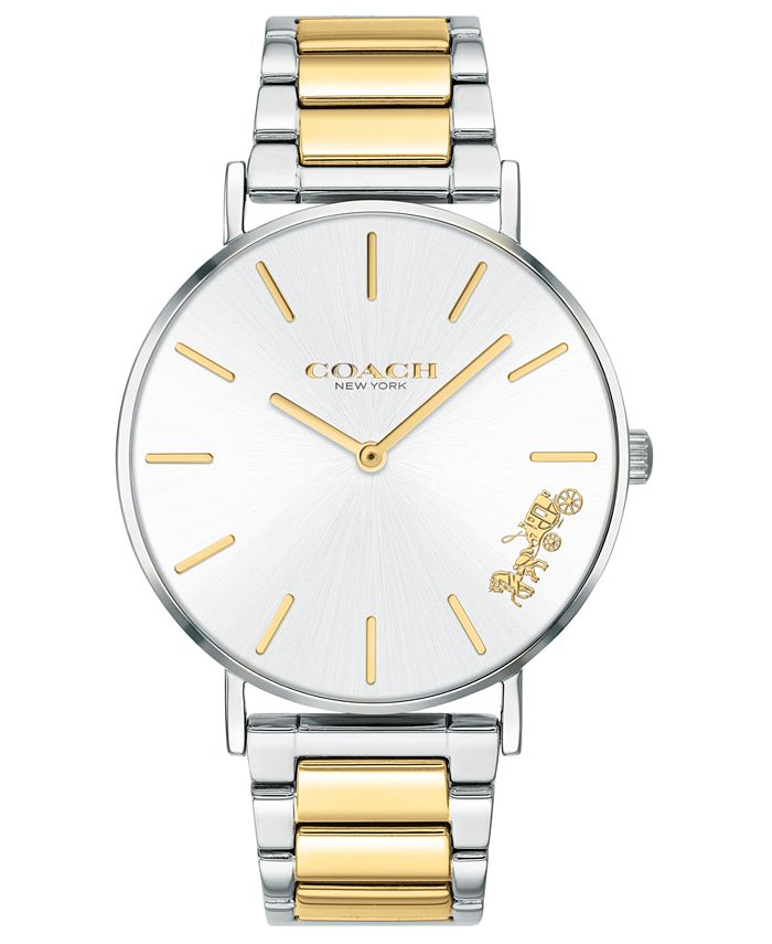 Coach two tone watch new arrivals