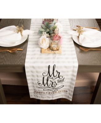 Mr. Mrs. Table Runner 14" x 72"