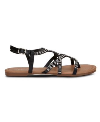 Olivia Miller Girl Boss Embellished Sandals - Macy's