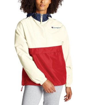 Champion Women's Packable Colorblocked Hooded Jacket