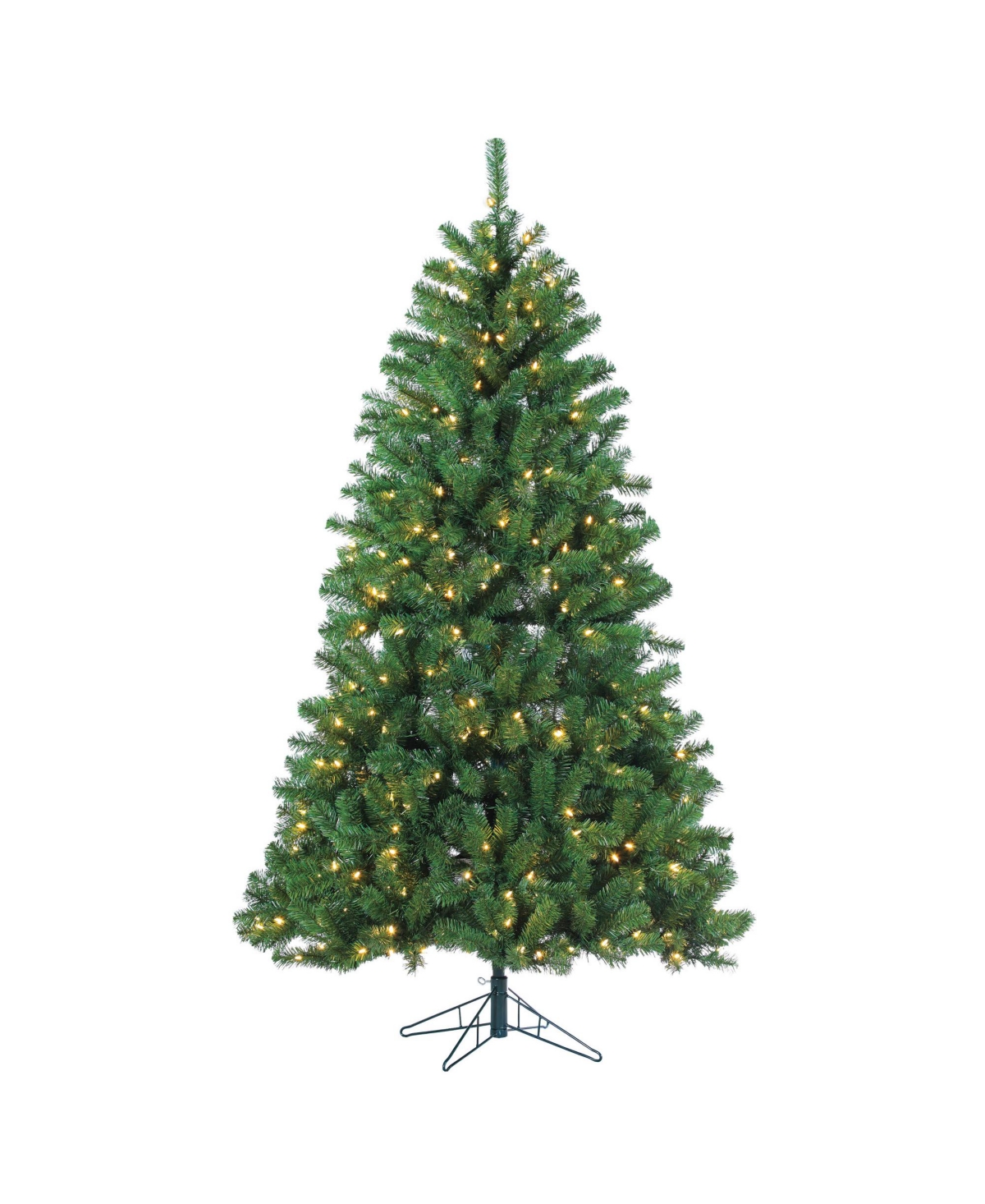 7Ft. Pre-Lit Montana Pine with 400 warm white Led lights - Green