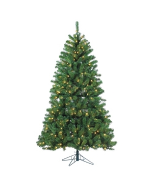 Sterling 7ft. Pre-lit Montana Pine With 400 Warm White Led Lights In Green