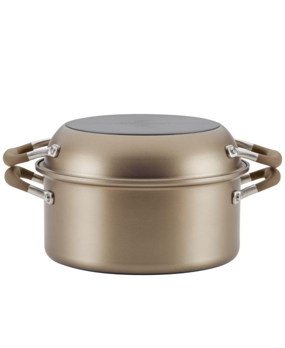 Anolon Advanced Home Hard-Anodized Nonstick Two Step Meal Set, 5-Qt. Dutch oven and and 10&Prime; Everything Pan