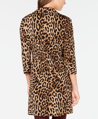 macy's leopard print jacket