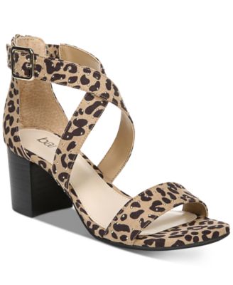 macy's leopard print sandals