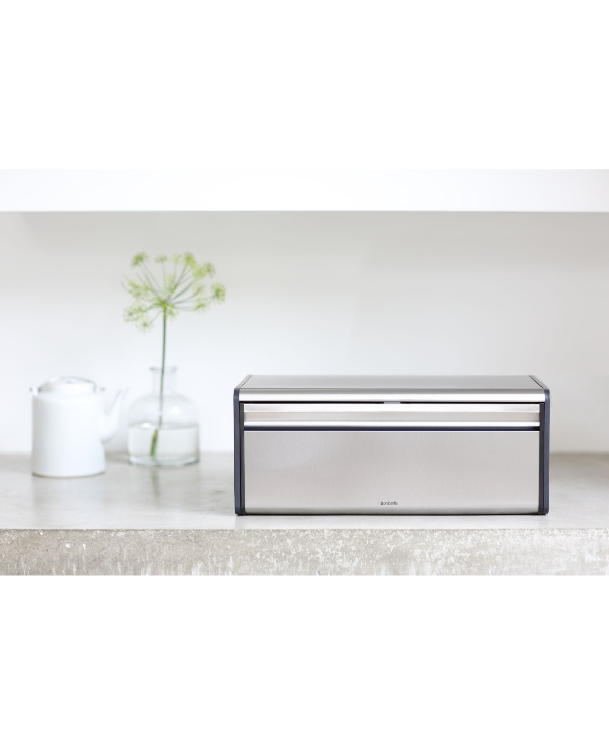 Brabantia Large Fall Front Bread Box In No Color