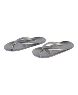 shiny flip flops