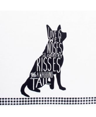Asst Dog Prints Dishtowel Set of 2