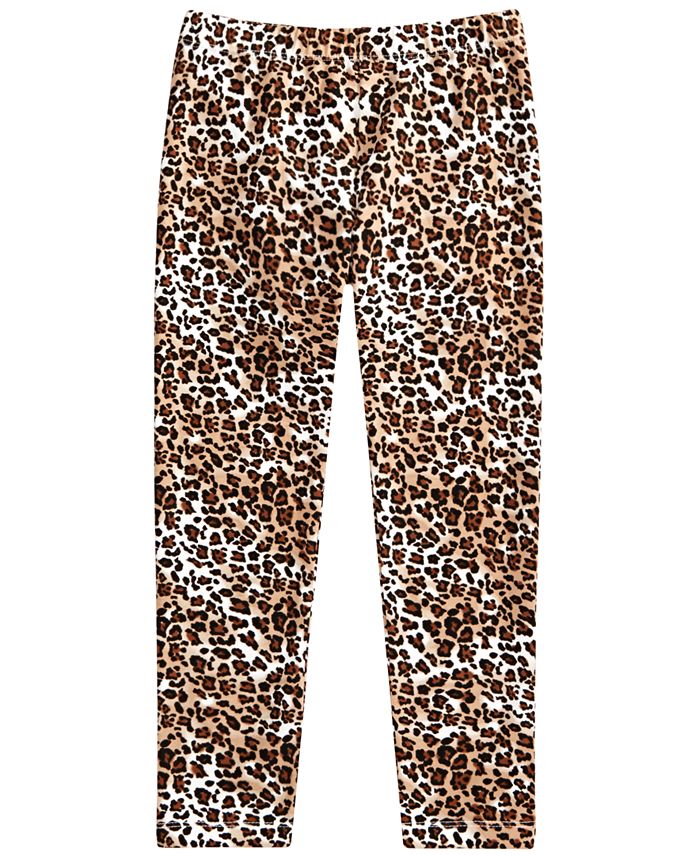 Epic Threads Little Girls Leopard-Print Leggings, Created for Macy's ...