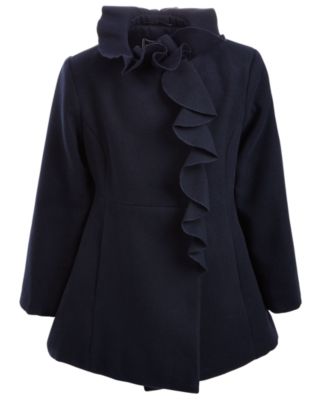 S rothschild ruffle 2025 trim coat