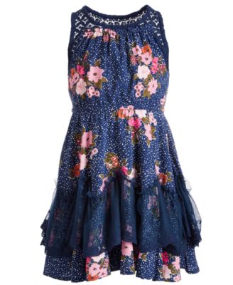 macys flower dress