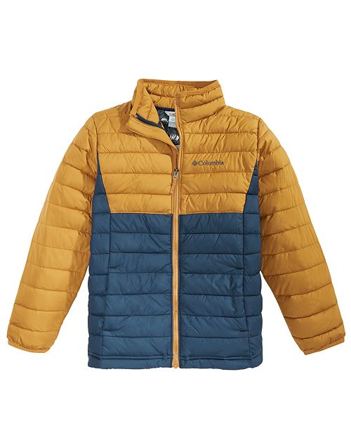 Columbia Big Boys Powder Lite Colorblocked Jacket Reviews Coats Jackets Kids Macy S