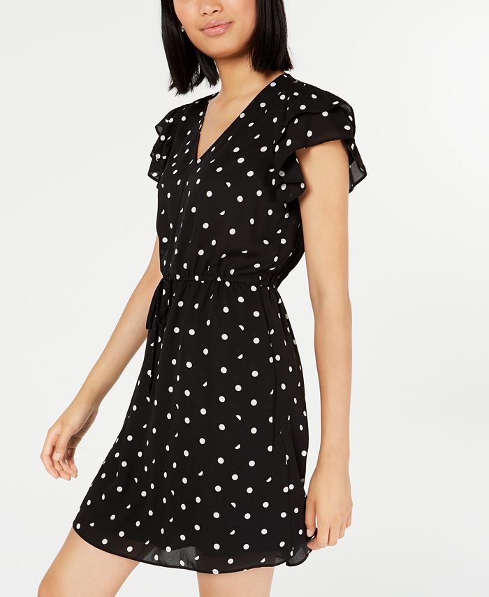 Robe Chemisier Maison Jules à Pois Noirs - Manches Longues Avec Boutons - Taille L - Neuf Sans étiquettes