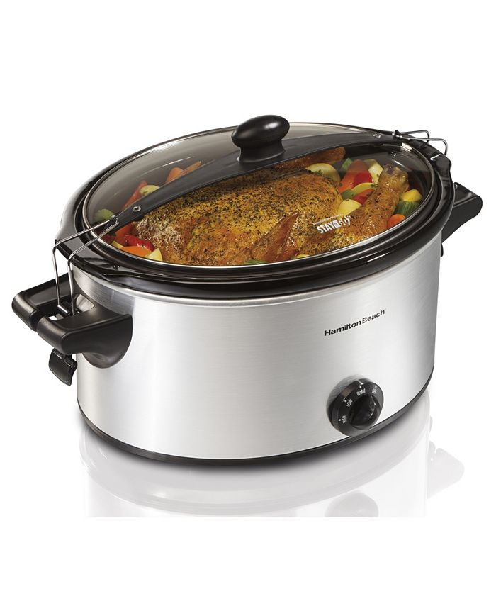 Hamilton Beach Programmable Stay or Go 6 Qt. Slow Cooker - Macy's