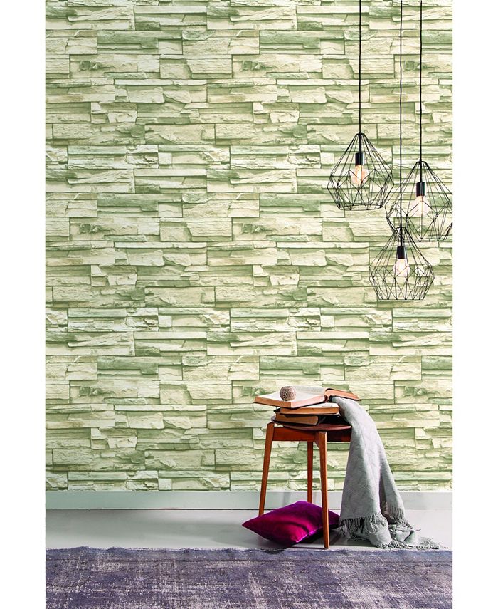 York Wallcoverings Brick Alley Peel & Stick Wallpaper & Reviews - All
