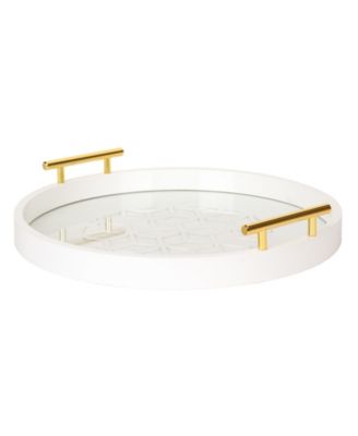 Caspen Round Decorative Tray - 15.5" x 15.5"