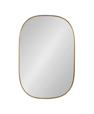 Caskill Rounded Rectangle Gold Leaf Wall Mirror - 24" x 36"