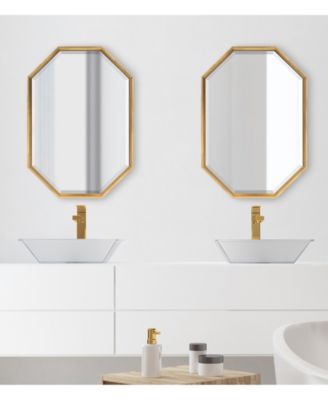 Calter Elongated Octagon Wall Mirror - 25.5" x 37.5"