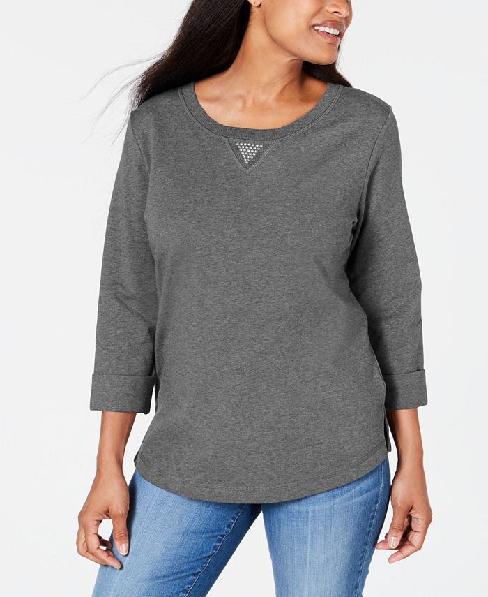Karen scott sport sale sweatshirt