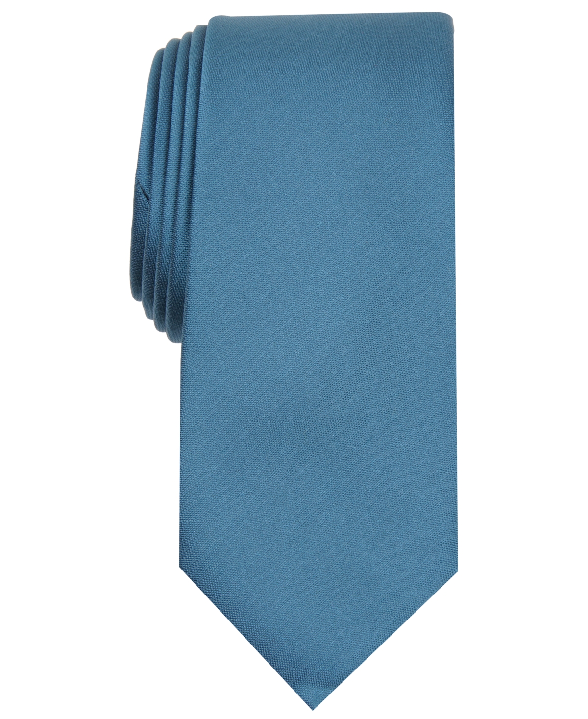 Men's Solid Texture Slim Tie, Created for Macy's - Lt Pink