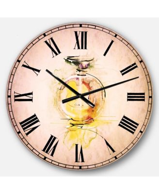 Designart Animal Oversized Round Metal Wall Clock