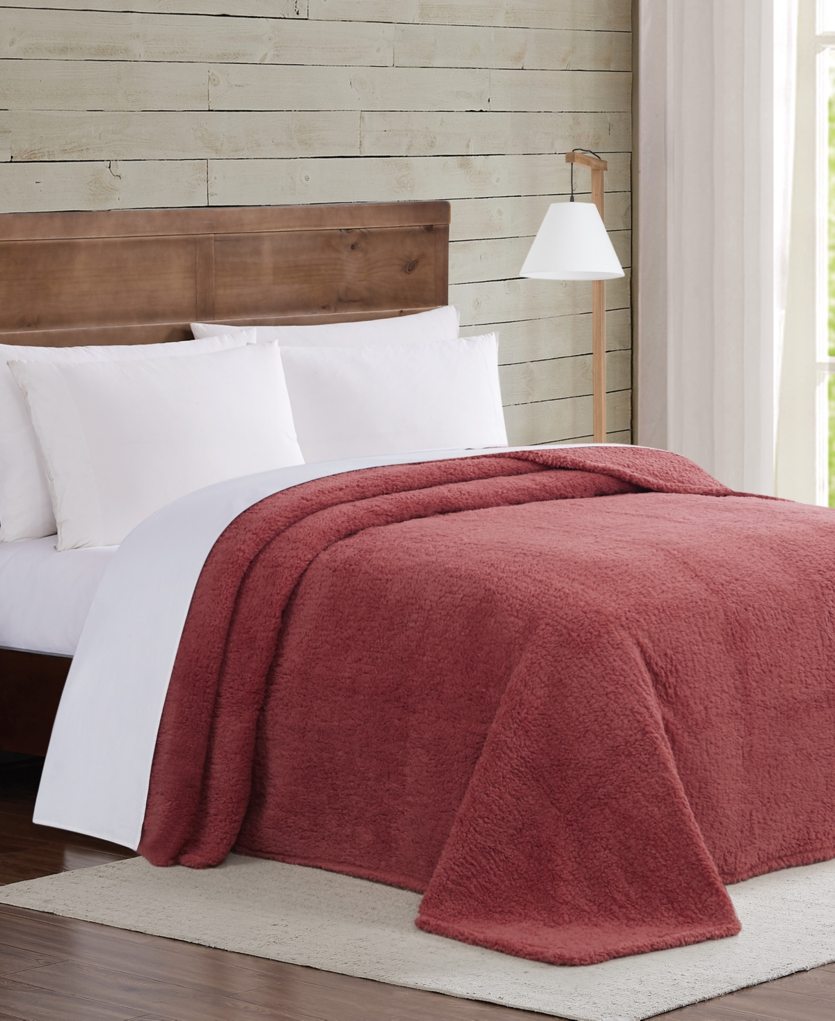 Brooklyn Loom Marshmallow Sherpa Blanket
