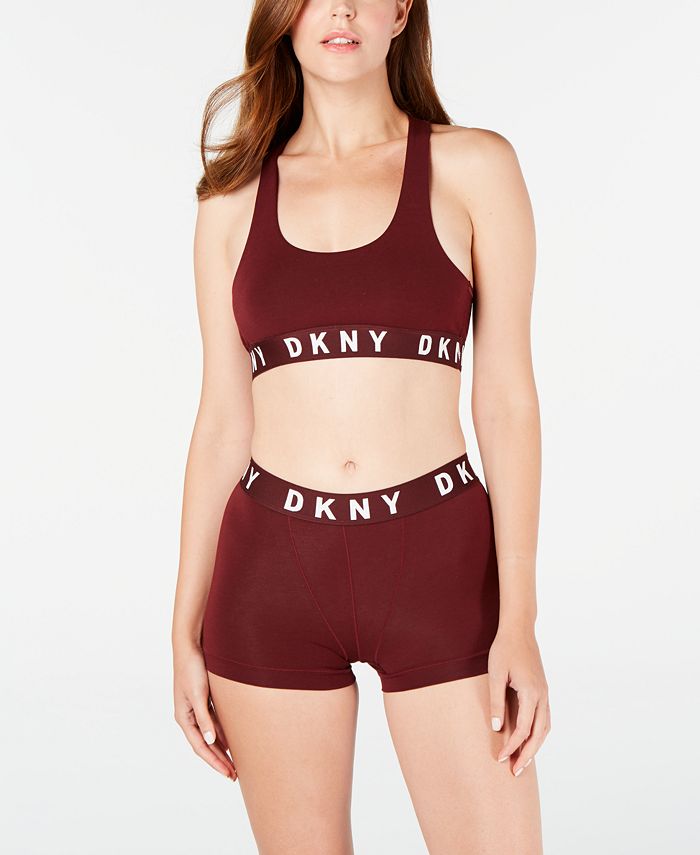 DKNY Supersoft Racerback Bralette & Boyfriend Boxer Shorts - Macy's