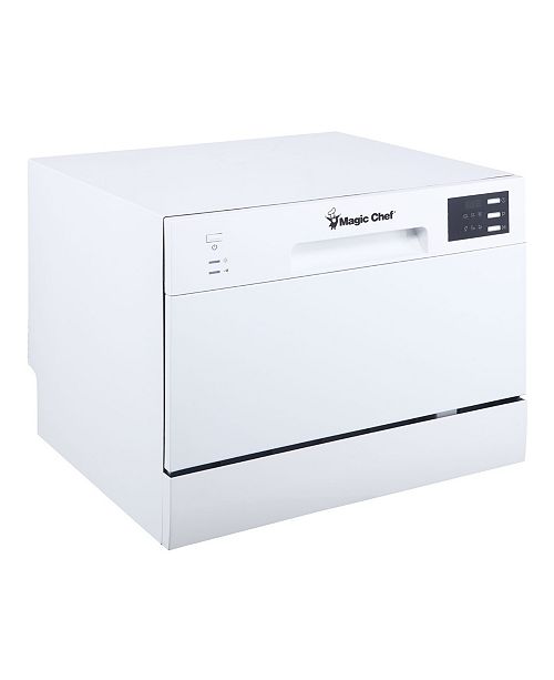 Magic Chef Energy Star 6 Place Setting Countertop Dishwasher Reviews Small Appliances Kitchen Macy S