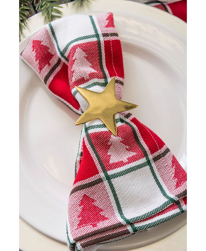 Design Imports Star Napkin Ring, Set of 6 Macy's
