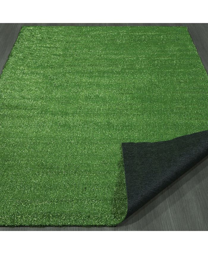 Ottomanson Evergreen Collection Indoor/Outdoor Artificial Grass, 78" x